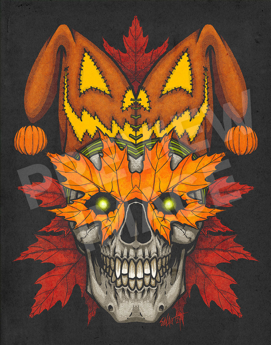 FrightFall2024: JESTER Art Print – Shop Sinister: Dark Art