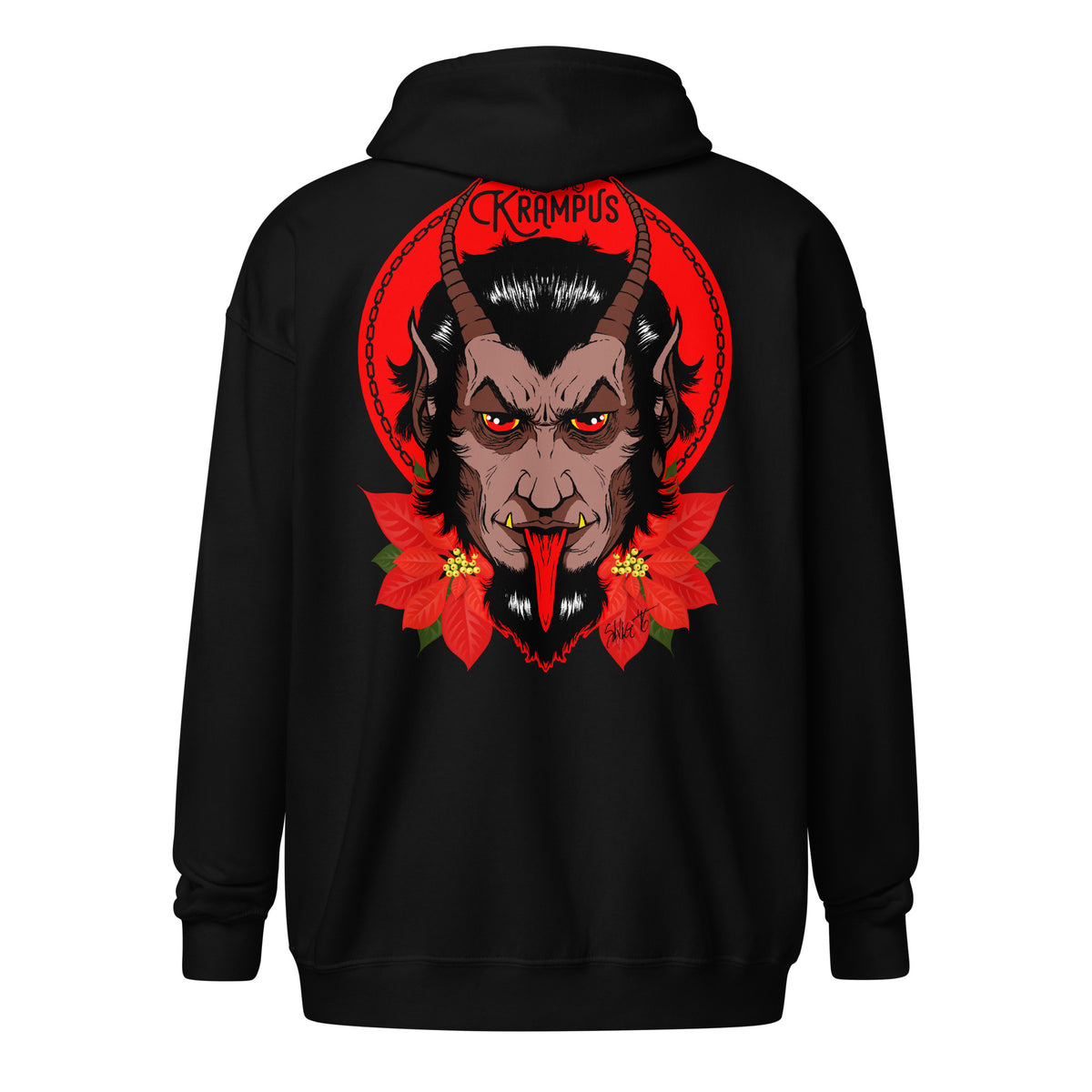 Gruss vom Krampus Unisex heavy blend zip hoodie – Shop Sinister