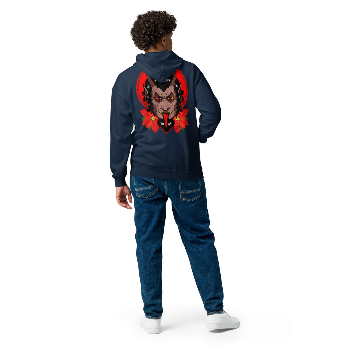 Gruss vom Krampus Unisex heavy blend zip hoodie – Shop Sinister