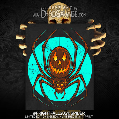 FrightFall2021: SPIDER Art Print