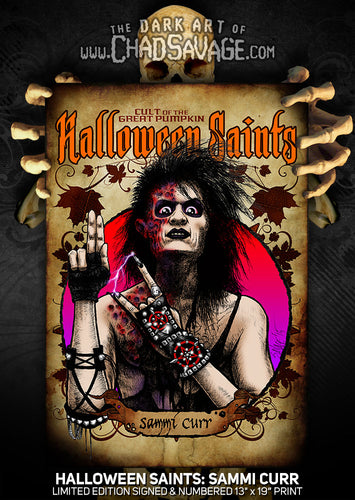 Halloween Saints: Sammi Curr Art Print