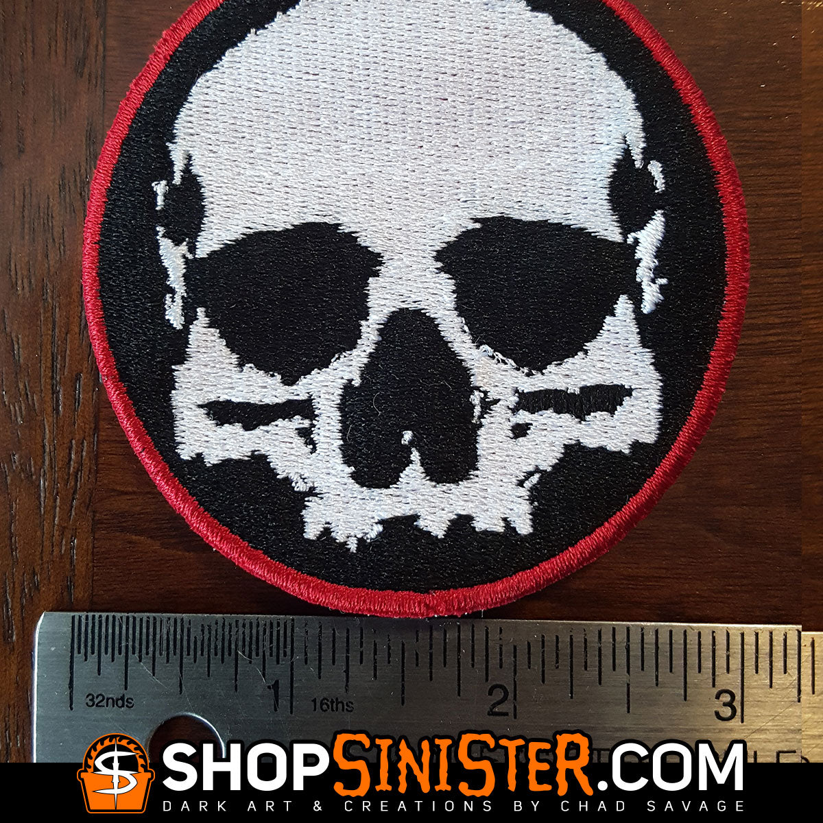 The Punisher 3 Skull Iron-On Patch