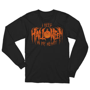 I Keep Halloween In My Heart Unisex Long Sleeve T-Shirt