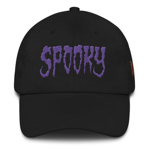 SPOOKY (Purple) Embroidered Dad hat
