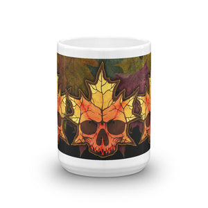 Autumn Skull Mug