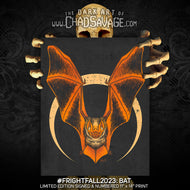 FrightFall2023: BAT Art Print
