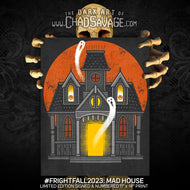 FrightFall2023: MAD HOUSE Art Print