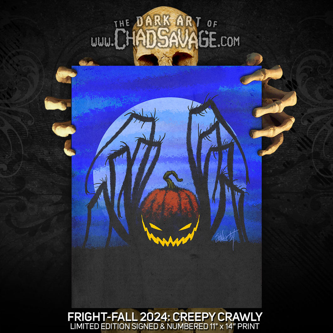 FrightFall2024: CREEPY CRAWLY Art Print