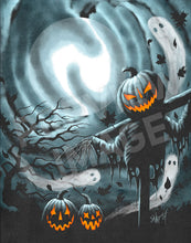 FrightFall2024: FULL MOON Art Print