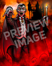 Portrait of Dracula Art Print