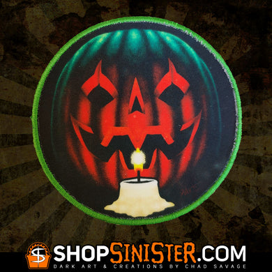 #FrightFall2022 Candle Printed Patch