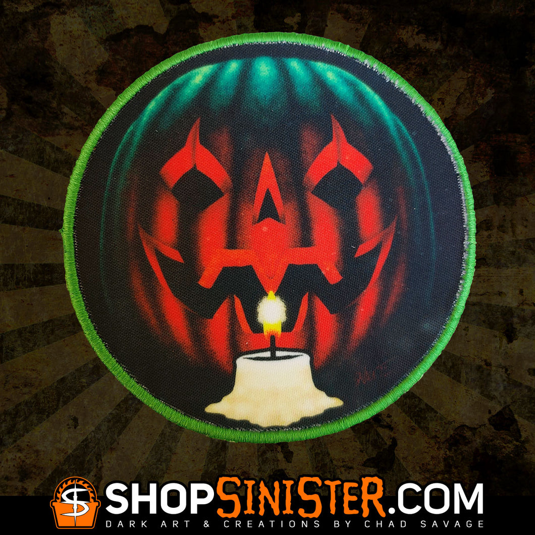 #FrightFall2022 Candle Printed Patch