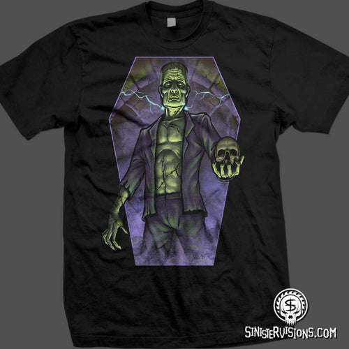 Portrait of Frankenstein's Monster Unisex t-shirt