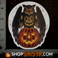 #FrightFall2023 OWL Die Cut LARGE Vinyl Sticker