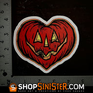 I Love Halloween Die Cut LARGE Vinyl Sticker