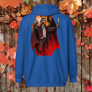 Portrait of Dracula Unisex heavy blend zip hoodie
