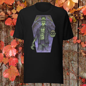 Portrait of Frankenstein's Monster Unisex t-shirt