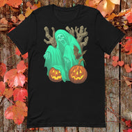 Halloween Ghostcard Unisex t-shirt