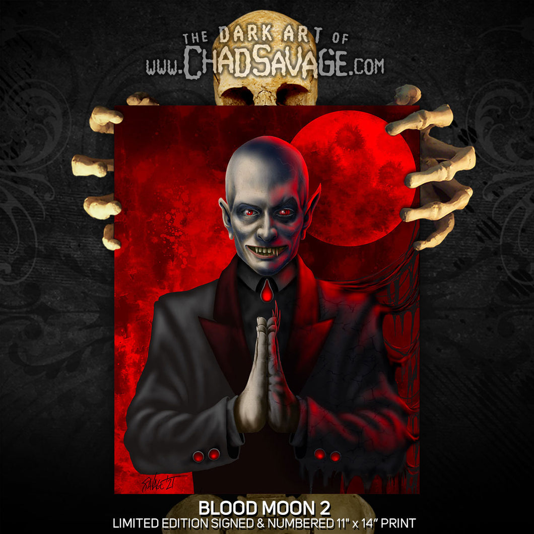 Blood Moon 2 Art Print