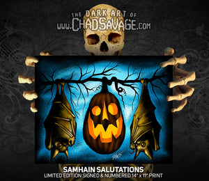 Samhain Salutations Art Print