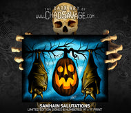 Samhain Salutations Art Print