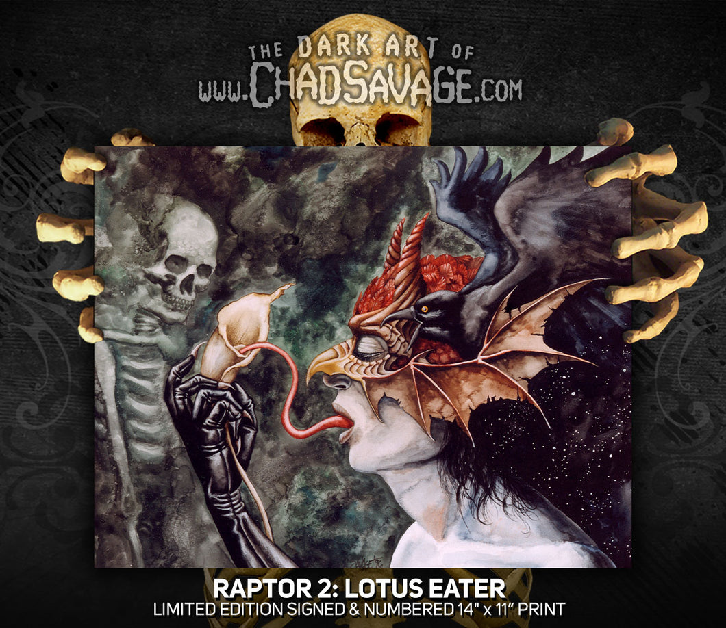 Raptor 2: Lotus Eater Art Print