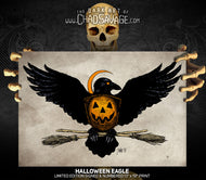 Halloween Eagle Art Print