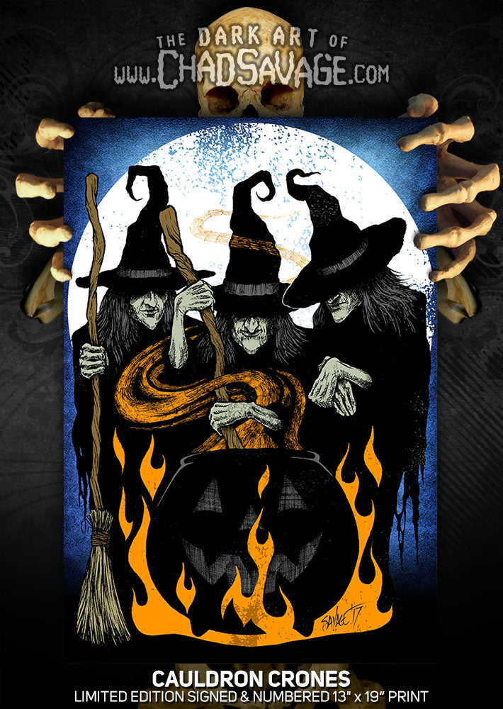 Cauldron Crones Art Print
