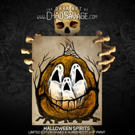 Halloween Spirits Art Print