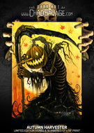 Autumn Harvester Art Print