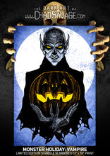 Monster Holiday: Vampire Art Print