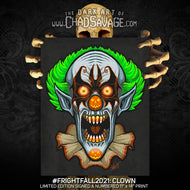 FrightFall2021: CLOWN Art Print