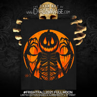 FrightFall2021: FULL MOON Art Print