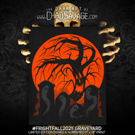 FrightFall2021: GRAVEYARD Art Print