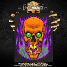 FrightFall2021: SKULLS Art Print