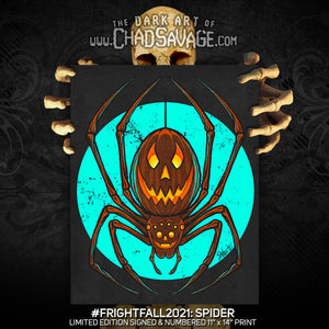 FrightFall2021: SPIDER Art Print