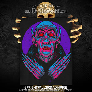 FrightFall2021: VAMPIRE Art Print