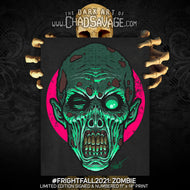 FrightFall2021: ZOMBIE Art Print