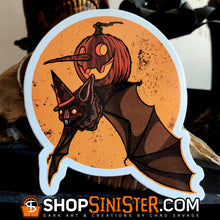 #FrightFall2021 Bat Die Cut LARGE Vinyl Sticker