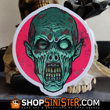 #FrightFall2021 Zombie Die Cut LARGE Vinyl Sticker