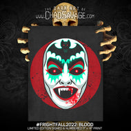 FrightFall2022: BLOOD Art Print