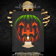 FrightFall2022: CANDLE Art Print