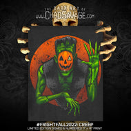 FrightFall2022: CREEP Art Print