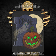 FrightFall2022: TOMBSTONE Art Print