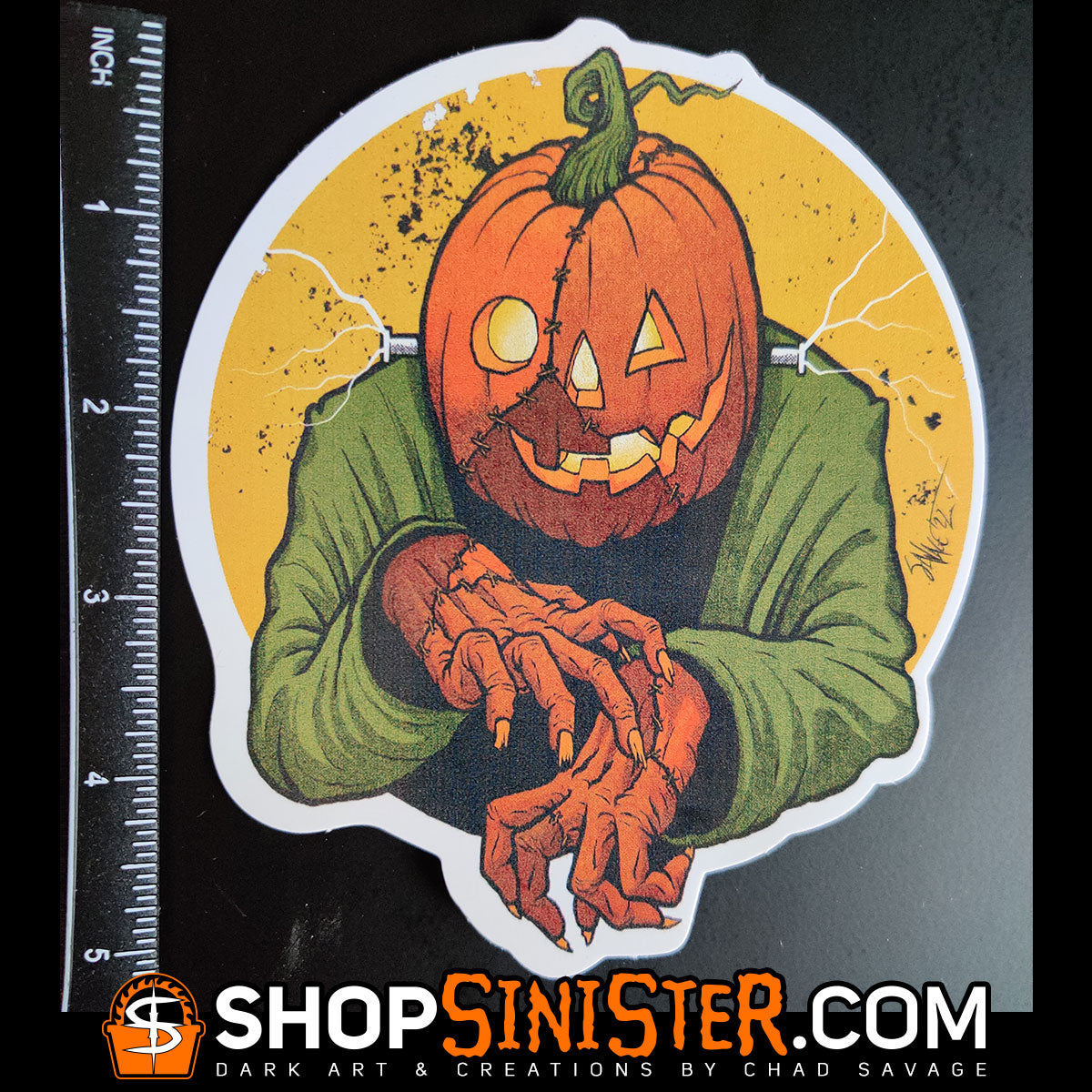 #FrightFall2022 MONSTER Die Cut LARGE Vinyl Sticker – Shop Sinister ...