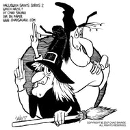 Halloween Saints Series 2: Which Hazel? Original Ink Art
