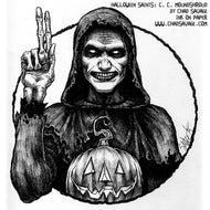 Halloween Saints: Moundshroud Original Ink Art