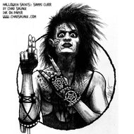 Halloween Saints: Sammi Curr Original Ink Art