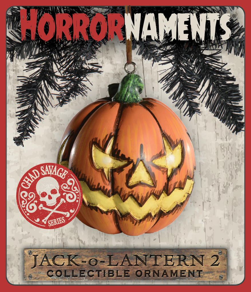 HorrorNaments Chad Savage Series: Jack-O-Lantern 2