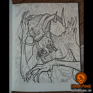 Crystal Demon Original Drawing